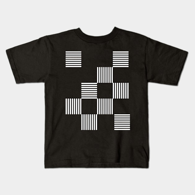 Minimalist geometric abstract art Aesthetic Kids T-Shirt by hardy 